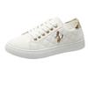 Platform soft leather 2025 autumn and winter new casual versatile sports board shoes ins trendy comfortable fashion white shoes