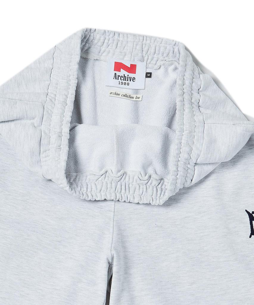 BEYOND CLOSET [Collection Line] Vintage Ny Logo Heavyweight Cotton Shorts Grey