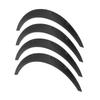 4pcs Wheel Eyebrow Protector Flexible PP Widened Decorative Wheel Arches Lips   for Car