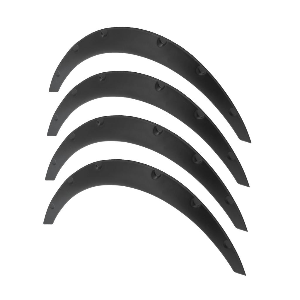 4pcs Wheel Eyebrow Protector Flexible PP Widened Decorative Wheel Arches Lips   for Car