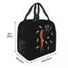 Custom Marcus The Worm Robert Help Funny Meme Resuable Lunch Boxes for Women Waterproof Cooler Thermal Food Insulated Lunch Bag