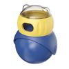 Cat Puzzle Toys Adjustable Treat Dispensing Food Dispenser Tough Enrichment Ball Pet Interactive Slow Feeder Exercise Chase Toys