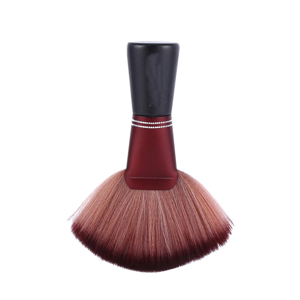 New 1Pcs Barber Neck Dust Clean Brush Professional Barber Cleaning Tool with Wood Handle Salon