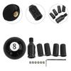 Black 8 Ball Billiard Style Gear Shifter Knob and Fashionable Car Lever for Most Manual and Automatic Vehicles