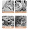 Cartoon Print Cat Recovery Suit Elastic Neck Back Bandage Breathable Cat Onesie Surgery Recovery Suit Female Cat Spay Recovery Suit