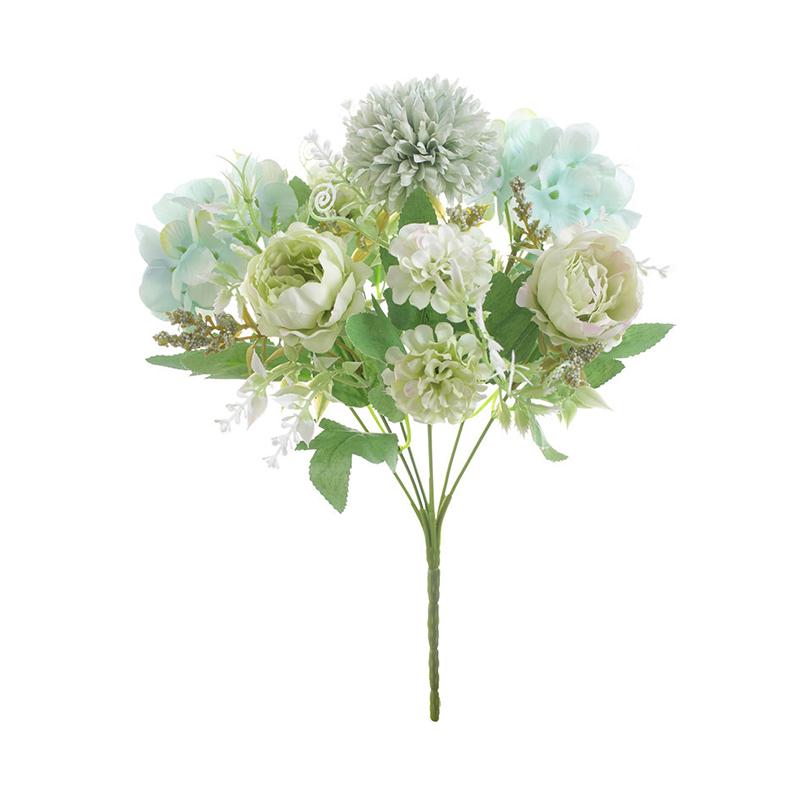 1/5pc Artificial Flower Silk Hydrangea Festival Decor Valentine's Day Home Room Garden Party Wedding Bridal Accessory Fake Peony