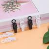 10 Pieces Hanging Laundry Hooks Clip Plastic Swivel Hanging Towel Clips Strong Clips with Hanger Hook for Curtain