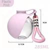 2-in-1 Dog Water Bottle Stainless Steel Pets Drinking Bottle with Foldable Bowls Leakproof Water Dispenser for Travel Walking