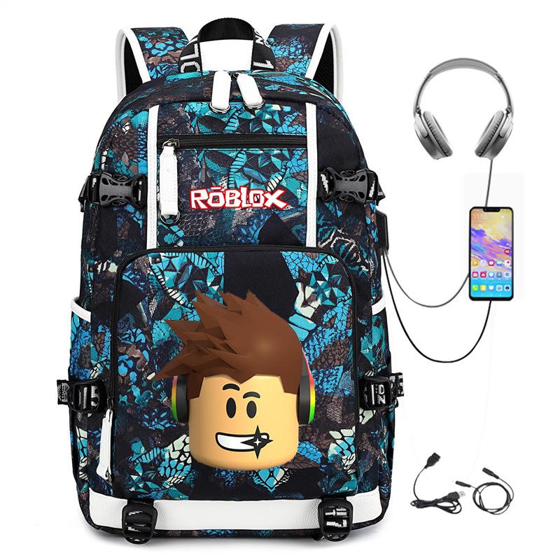 Hot Selling Game-Themed Outdoor Travel Bag Large Capacity with USB Hiking Backpack