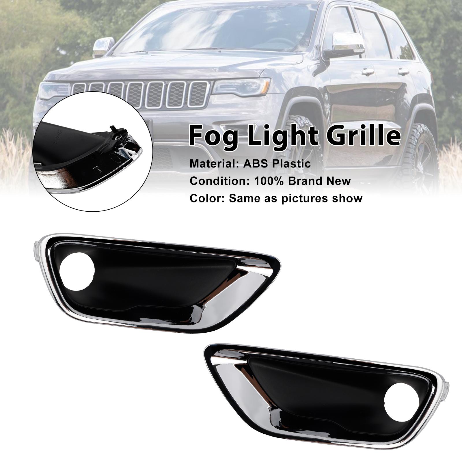 

2 ШТ Рамка для протитуманної фари 68261711AA Підходить для Jeep Grand Cherokee 2016-2020