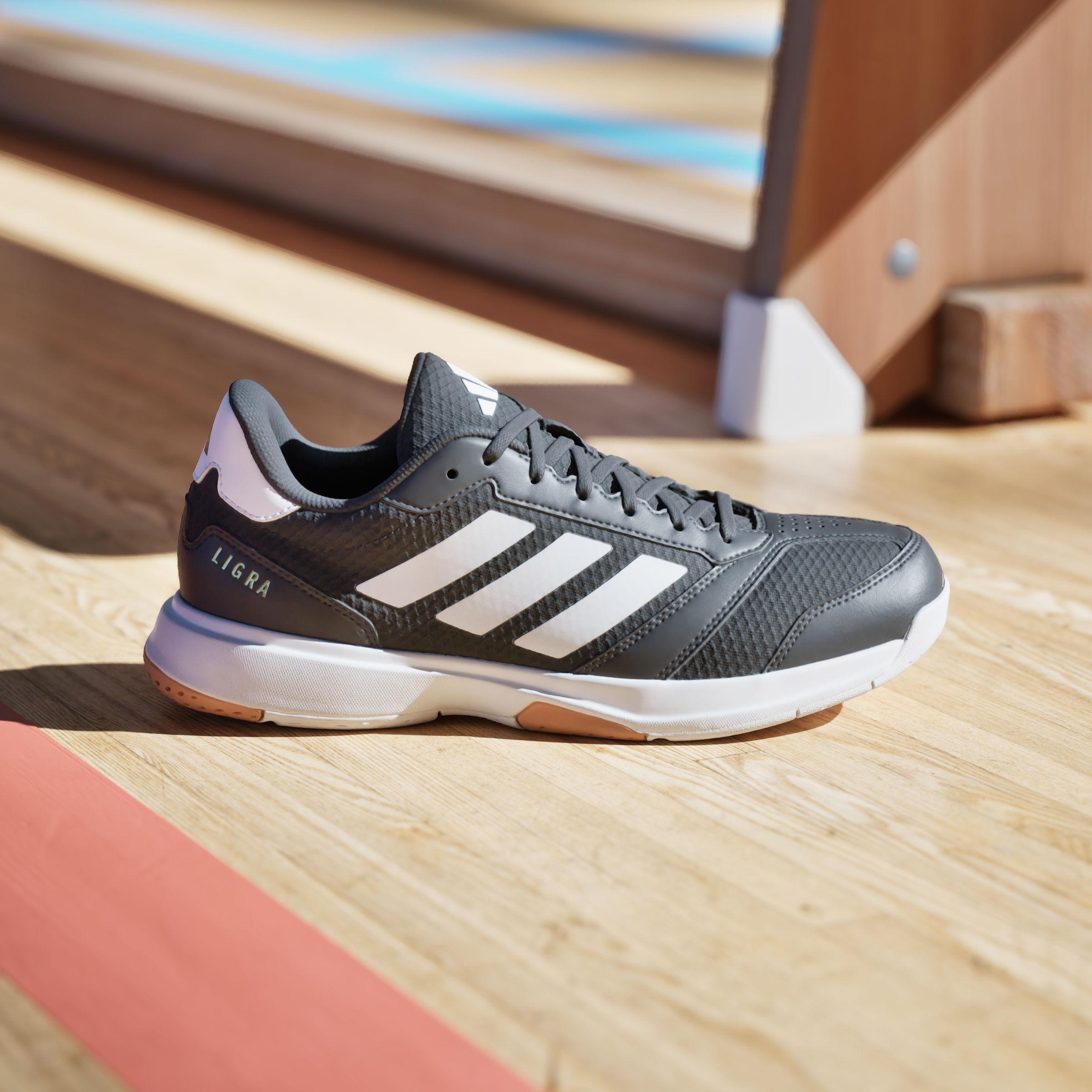 adidas Ligra 8 Indoor Core Black Cloud White 40.5