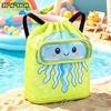 Childrens Cartoon Waterproof Swimming Bag With Dry Wet Separation And Shoe Compartment For Beach And Travel