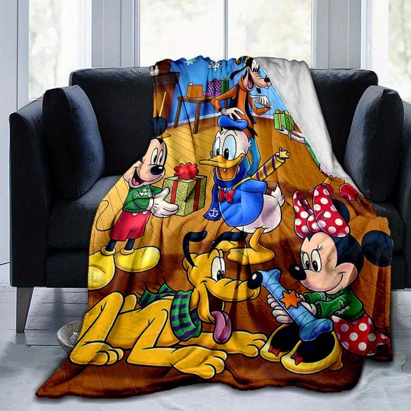 1 szt., Przytulny wystrój domu: Koc Sofa Disney, Idealny do Sypialni, Salonu, Podróży, Kempingu