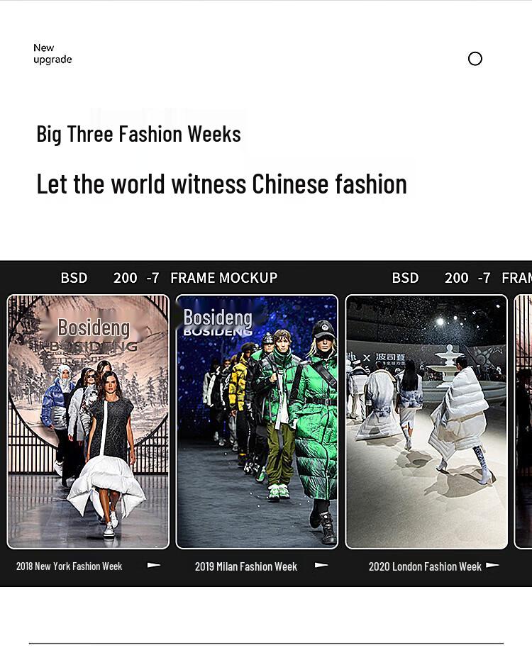 Bosideng B30143610 Space Series Warm Short Down Jacket