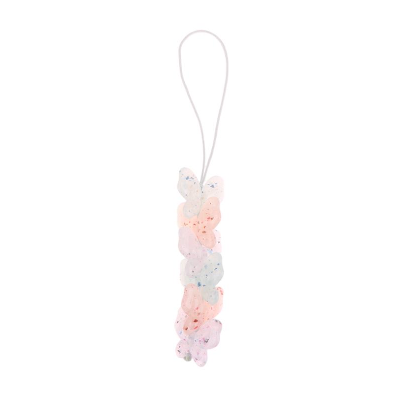 

Y2K Sweet Butterfly Phone Lanyard Creative Handmade Butterfly Mobile Phone Strap For Girls Cell Phone Charm Keychain