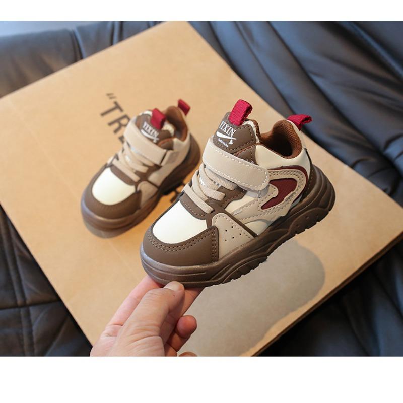 

Детские кроссовки Осенняя коллекция, Повседневные высокие кроссовки для мальчиков, Водонепроницаемые массивные папины кроссовки для девочек, Детская обувь. 21 хаки