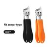 Large Opening Nail Clipper, Single Set, Large Size Nail Clipper, Thick and Hard Nail Specific, Stainless Steel Wide Mouth Anti Splash Nail Clipper