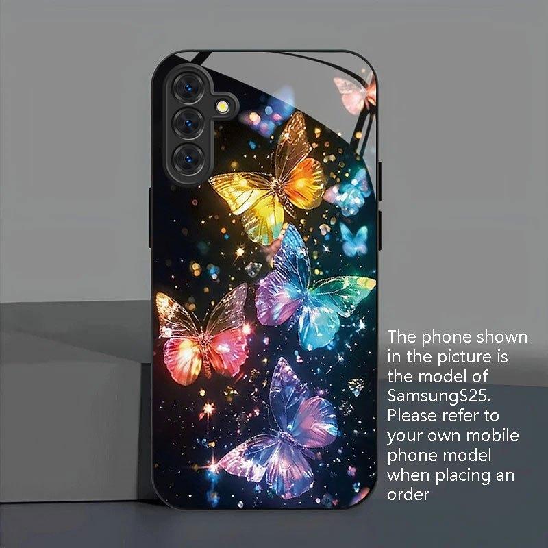 Polished Crystal Butterfly Fashion Phone Cases Phone Case Coque Fundas for Samsung Galaxy S26 S25 S24 S23 S22 S21 FE Ultra Plus