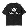 DEATH STRANDING Logo Print T-Shirts Harajuku Gewaschene Oversized T-Shirts Sommer Baumwolle Kurzarm T-Shirts Oberteile Herren Damen Kleidung