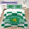 Sporting CP Pattern Bedding,Quilt Set Quilt Cover Pillowcase Home Birthday Gift(1 * duvet cover + 2 * pillowcase, without core)_lx
