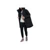 Nike Solid Color Logo Print Oversized Pocket Long Sleeve Hooded Down Jacket Women outerwear Black 939494-010