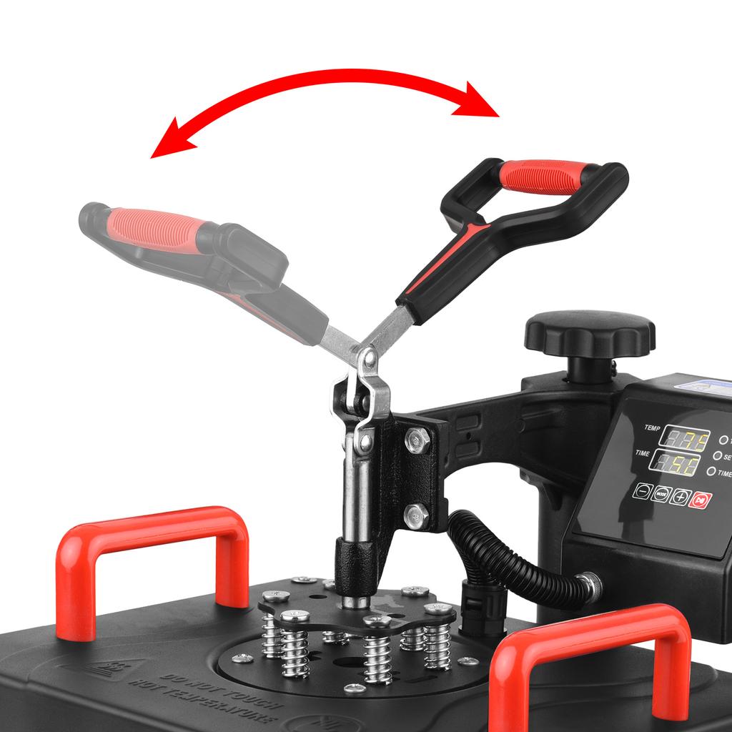 Multifunctional 8 In 1 Heat Press Machine 360 Degrees  Rotatable Hot Transfer Sublimation Digital Pressing