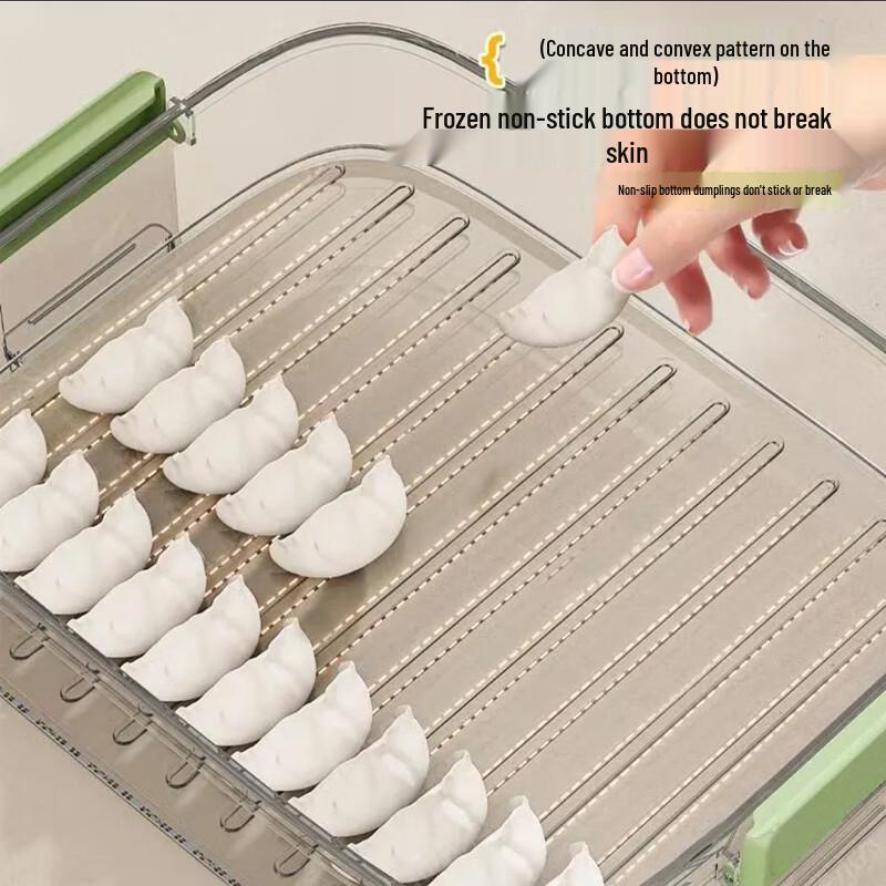 Multi-layer Portable Refrigerator Dumpling & Wonton Storage Box