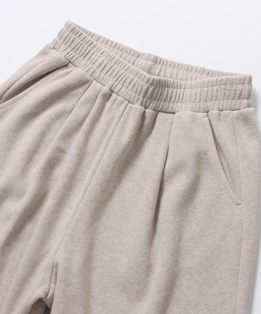 ADHOC Men'S Brushed Single-Pleat Wide Pants (Lt-Beige) (Hbalp49)