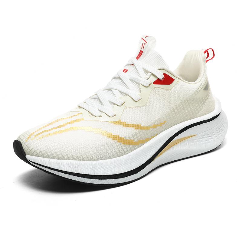 Running Shoes Men's Carbon Plate Professional Sports Shoes Student Couple Casual Shoes Really Burst Soft Sole Racing