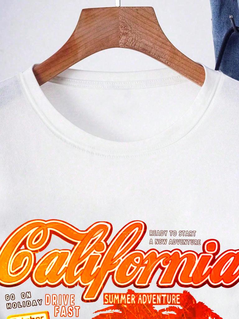 Women's Multi-color Round Neck Short Sleeve Casual Sport Top - Solid & Printed Loose Fit