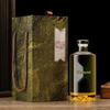 500ml Premium Glass Baijiu Bottle - Ancient Wine Design, Custom Logo Option