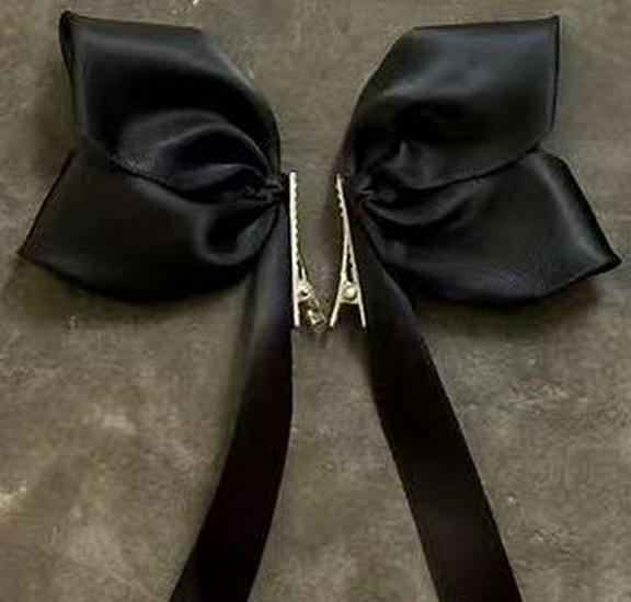 3D Satin Bow Hairpin - Du Yan 2025 High-Grade Headdress Style