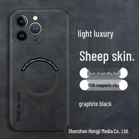 Google Pixel 10 Lammleder Magnetische Anti-Drop Halbumhüllende Hülle