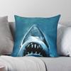 Jaws Movie Poster Pillowcase Polyester Linen Velvet Pattern Zip Decor Throw Pillow Case Bed Cushion Case