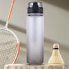 500ml Sportwasserflasche Mattiert Farbverlauf Trinkwasserbecher mit Griff Gradient für Fitnessstudio Outdoor-Sport Camping Boba