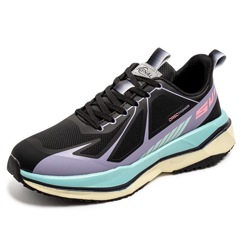 Sneakers New Outdoor Leisure Hiking Men's Shoes Lace-up Wear-resistant Running Shoes Spring and Autumn Youth Jogging Shoes