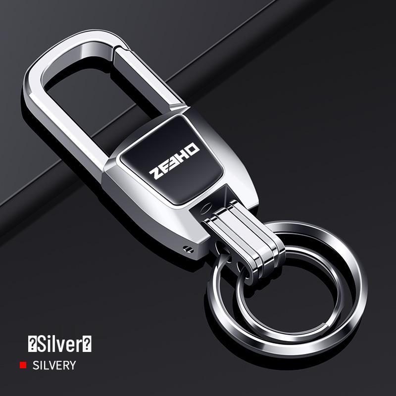 Elegant Jihe MO1 Keychain: Zinc Alloy High-End Keyring Pendant