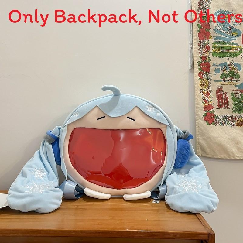 Hatsune Miku Plush Backpack Shoulder Bag Large Capacity Transparent Itabag