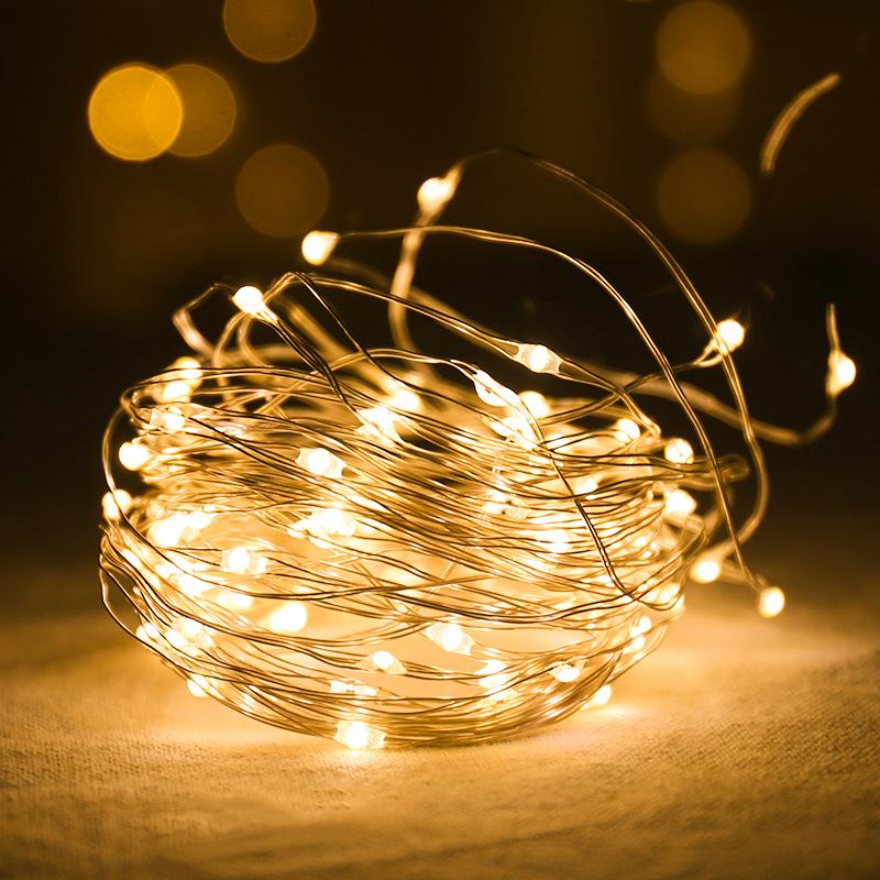 Waterproof LED Copper Wire String Lights for Cake & Flower Decoration