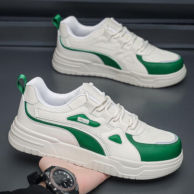 

Мужские белые спортивные баскетбольные кроссовки для бега в уличном стиле, черные кроссовки для студентов, большой размер 50 EU: 50 зелёный