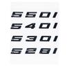 Car 3D ABS Trunk Letters Logo Badge Emblem Decal Sticker For BMW 5 series 520i 525i 528i 530i 535i 540i E39 E60 E61 F10 F11 G30