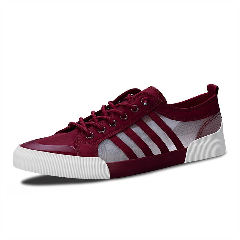 Hot sale Summer Mesh Casual Shoes for Men 2024 Flat Shoes Comfort Red Men Loafers Light Mens Slip-on Shoes zapatos de hombre