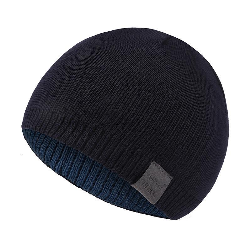 Autumn and Winter Outdoor Men's Fashion Warm Wool Hat Women's Casual Knitted Hat Cold Hat Cold Cover