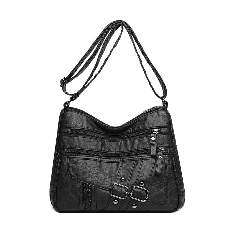 Soft Leather Crossbody Bag Women's Shoulder Bag Mother Bag