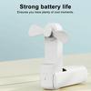 Mini Portable Fan Foldable Rechargeable Handheld Fan with 3 Speeds Low Noise Fan with Lanyard Fun Summer Gift for Travel Office Outdoor