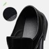 Classic Men's Leather Shoes Black Men's Dress Shoes High Quality Comfortable Business Shoes Lacquer Leather Outdoor Wedding Shoe