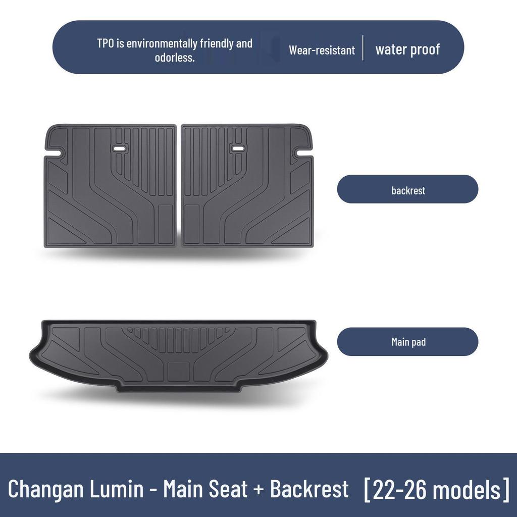 Changan Lumin Nuo Corn TPE Trunk Mat: Custom Car Interior Decoration Accessory