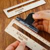 Custom Cartoon Ruler With Name, Personalized Reading Aid Ruler For Daily Learning And Desk Decor,