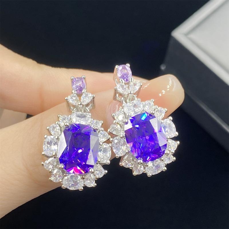 Sace Gems Classic Copper Alloy Zircon Ring Earrings Pendant Necklace Jewelry Sets Wedding Party Gifts