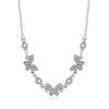 Chic Simple Butterfly Pendant Necklace For Women Unique Design In Silver Gold And